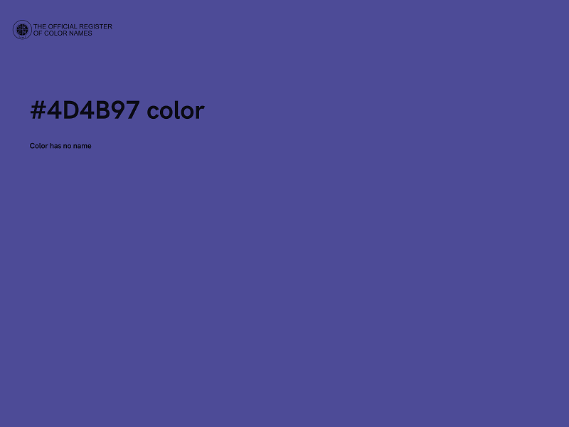 #4D4B97 color image