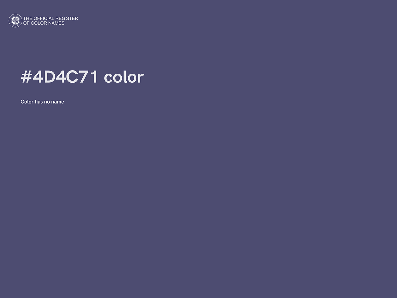 #4D4C71 color image