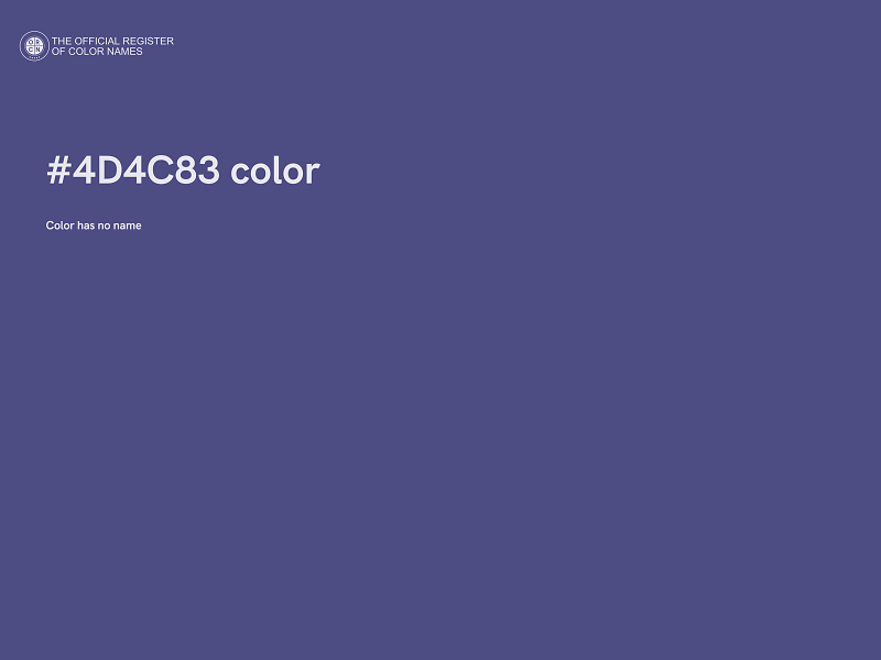 #4D4C83 color image