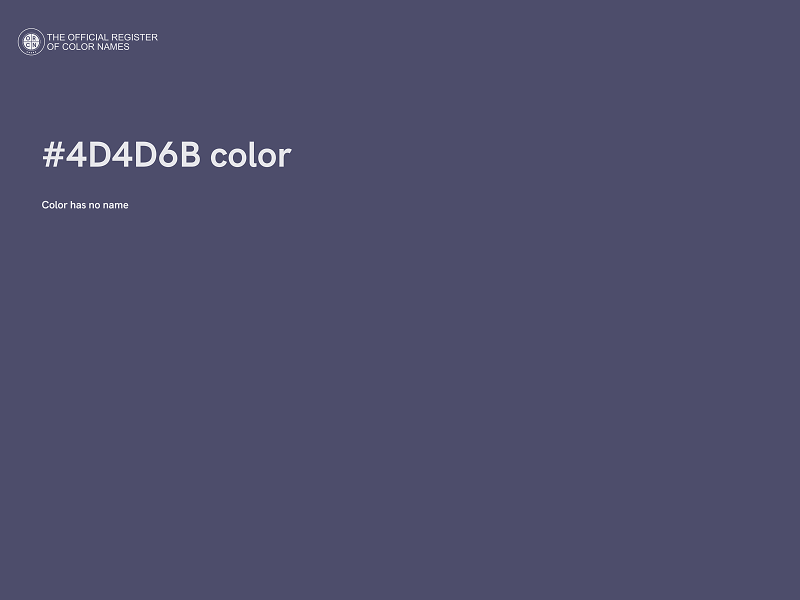 #4D4D6B color image