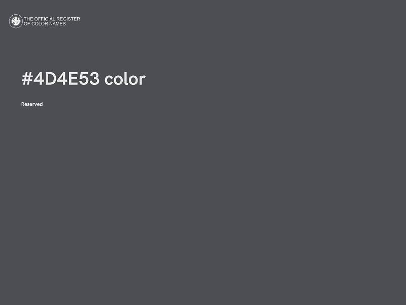 #4D4E53 color image