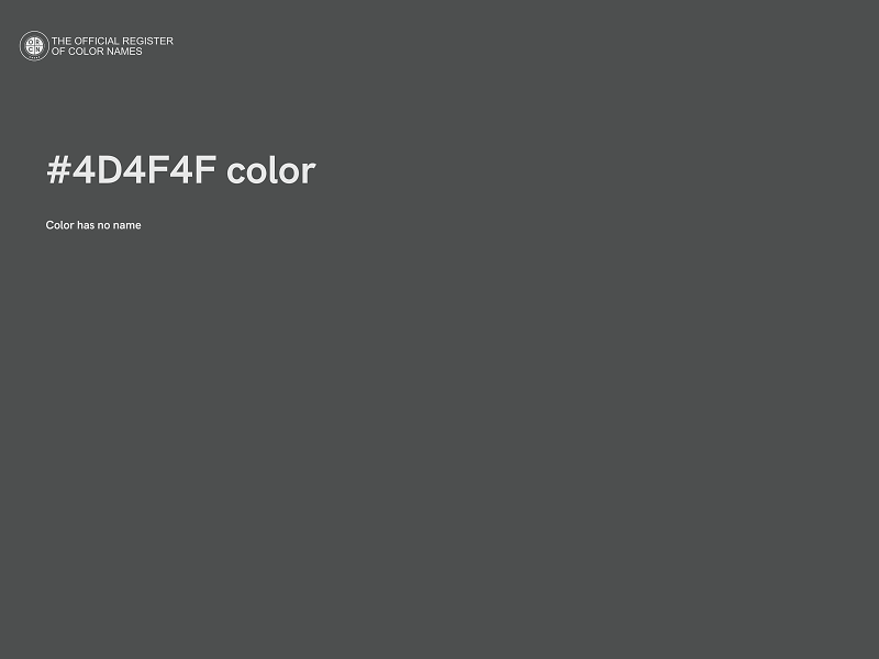 #4D4F4F color image