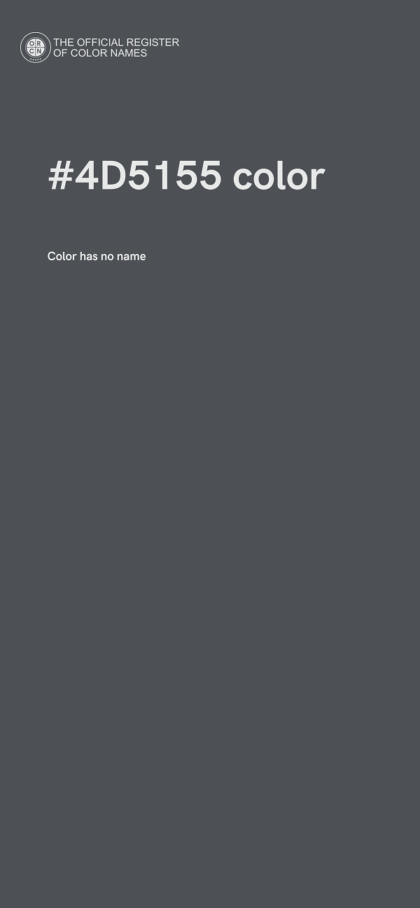 #4D5155 color image
