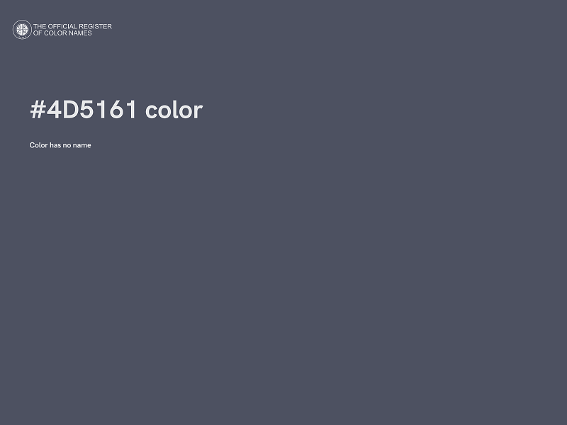 #4D5161 color image