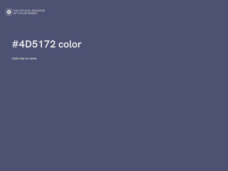 #4D5172 color image