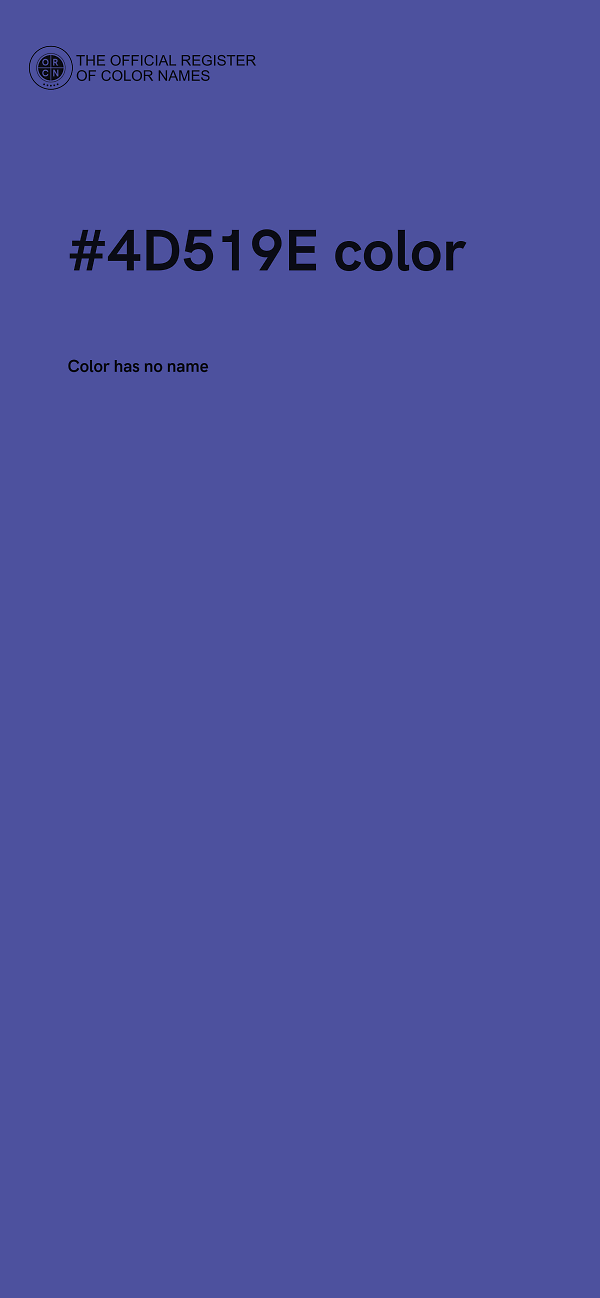 #4D519E color image