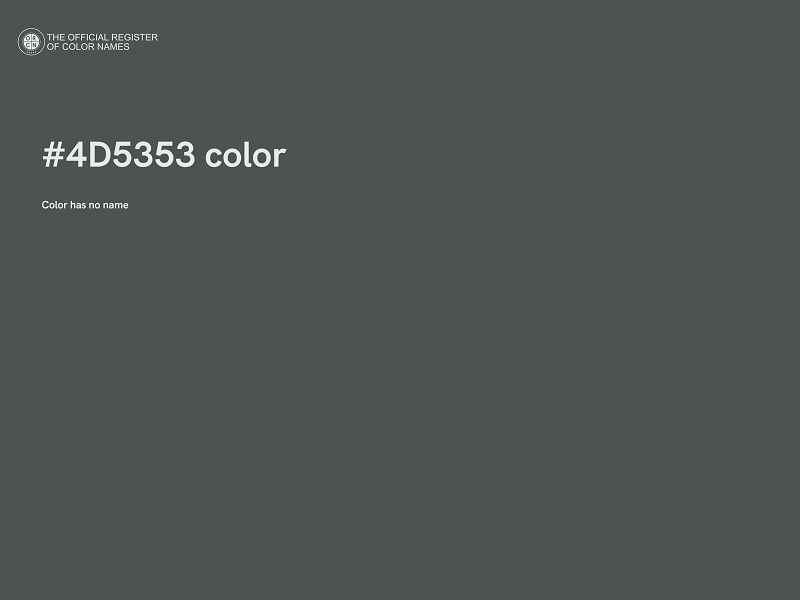 #4D5353 color image