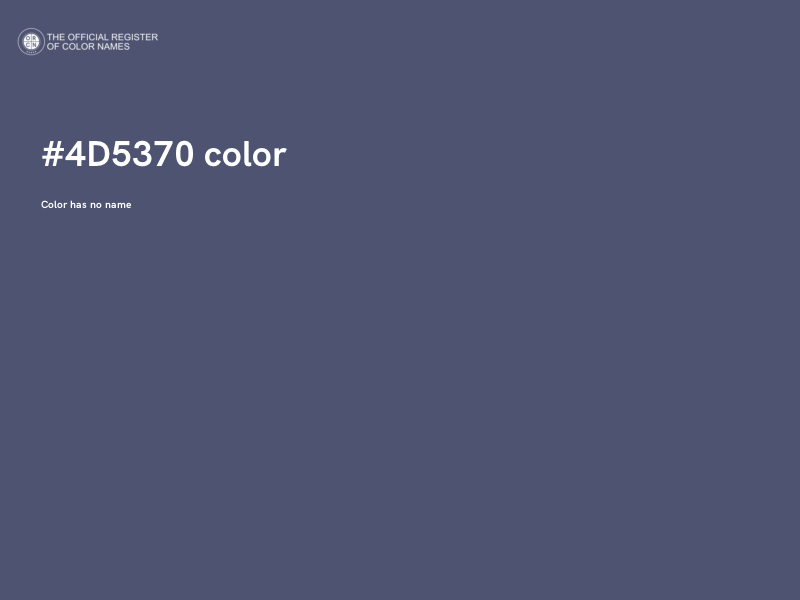 #4D5370 color image