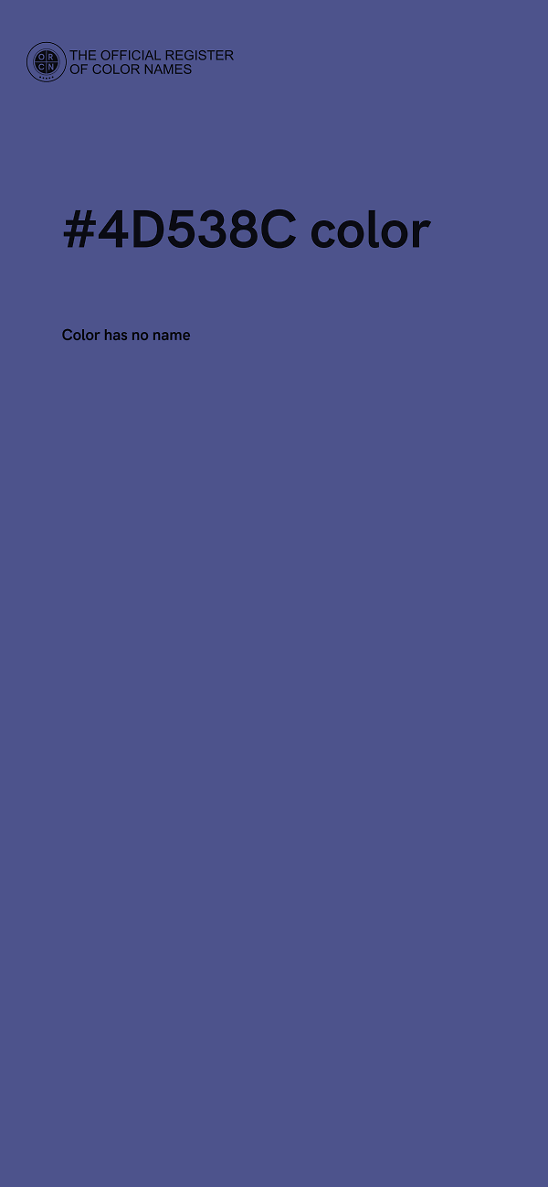 #4D538C color image
