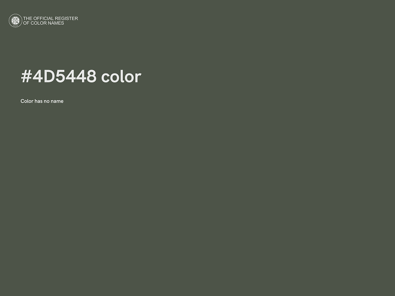 #4D5448 color image