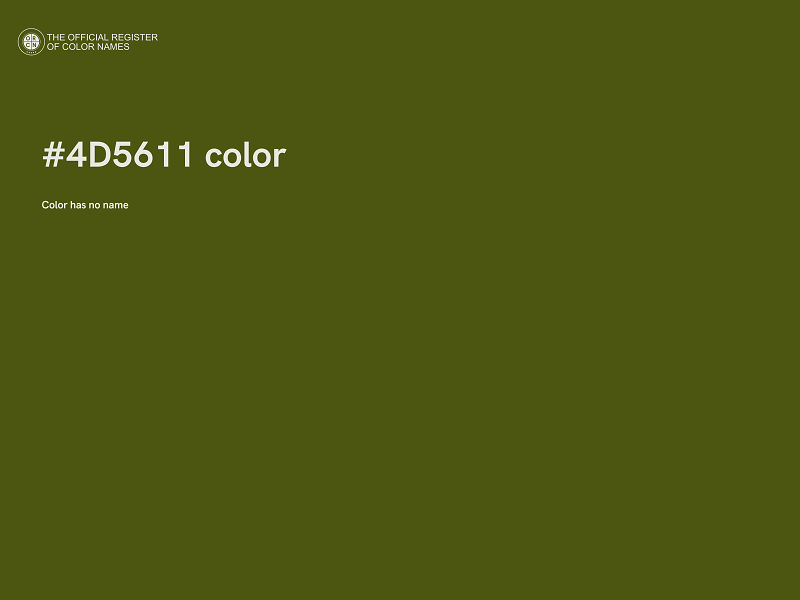 #4D5611 color image