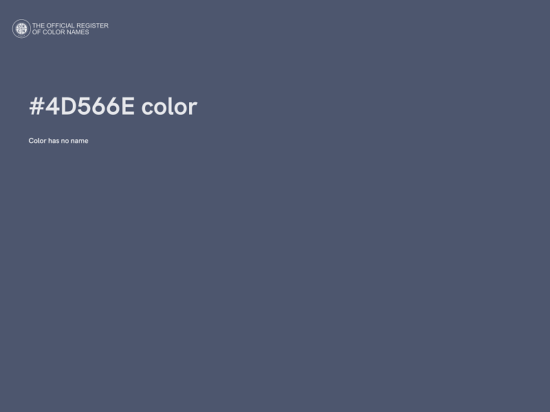 #4D566E color image