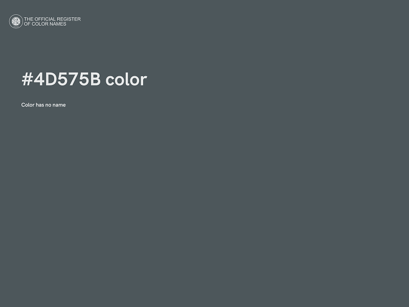 #4D575B color image