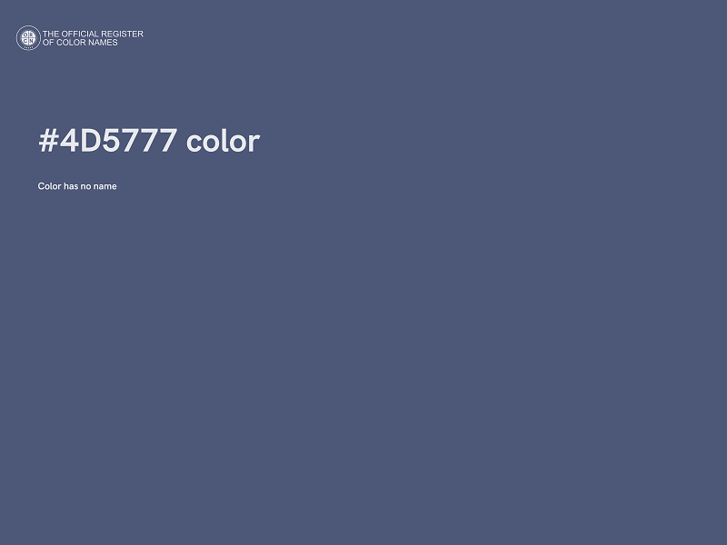 #4D5777 color image