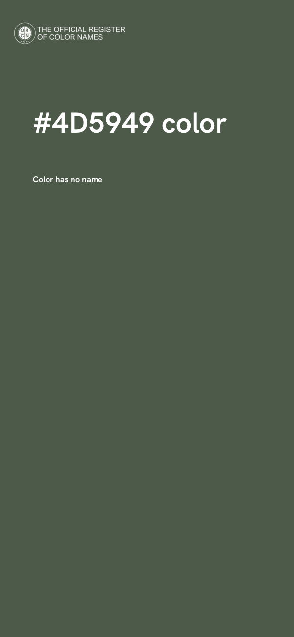 #4D5949 color image