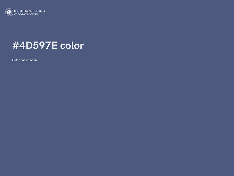 #4D597E color image