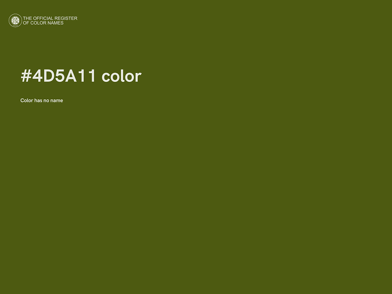 #4D5A11 color image