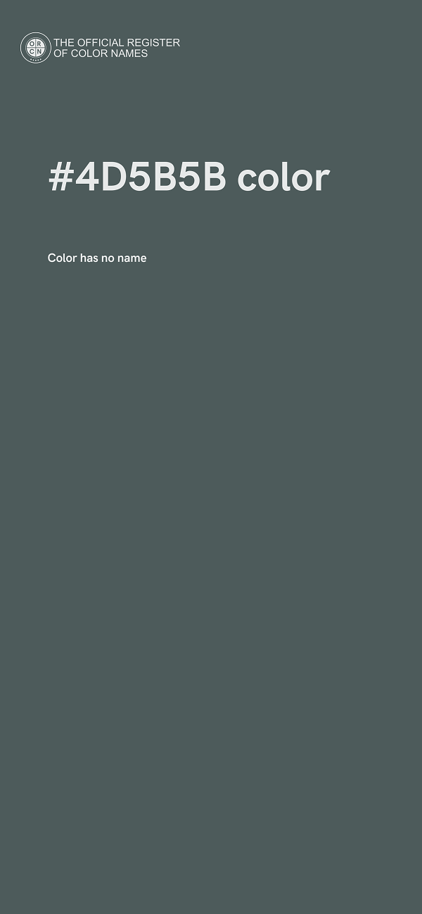 #4D5B5B color image