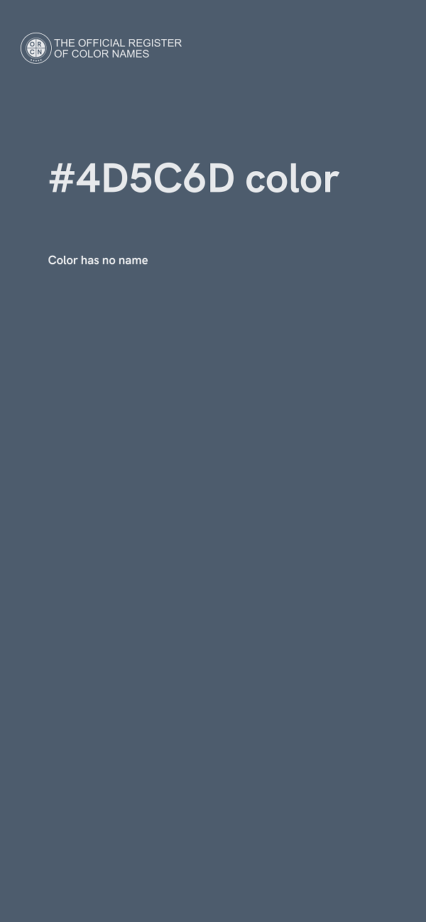 #4D5C6D color image