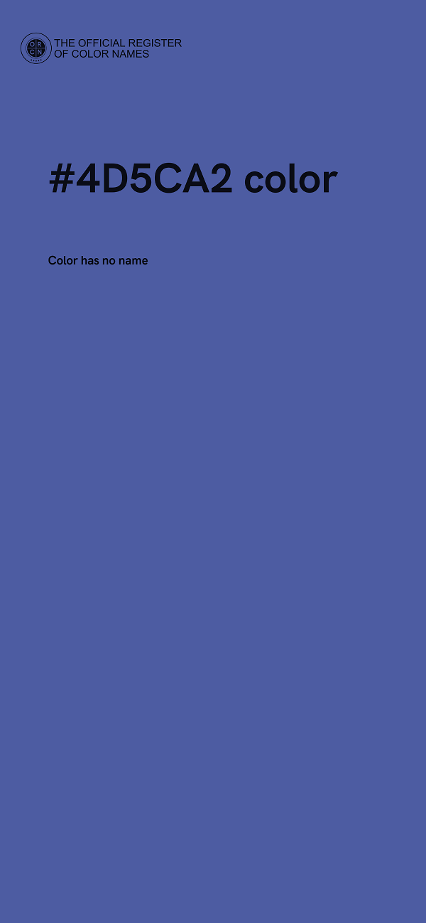 #4D5CA2 color image