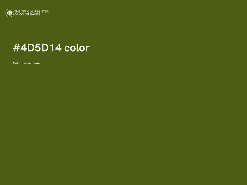 #4D5D14 color image