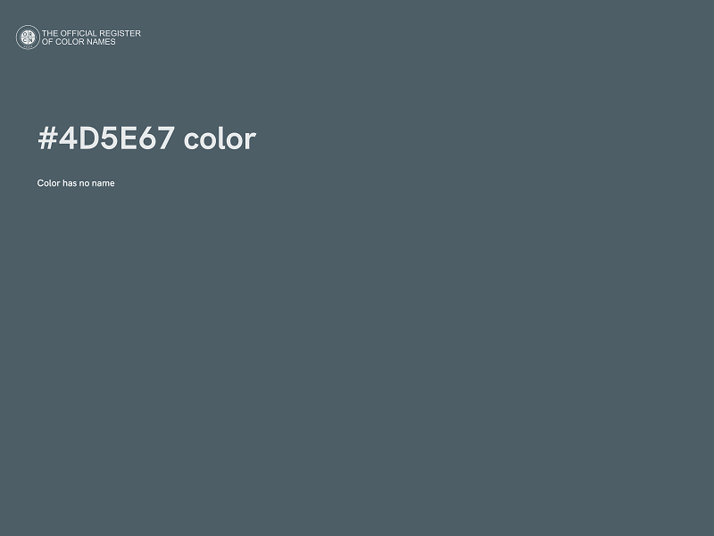 #4D5E67 color image