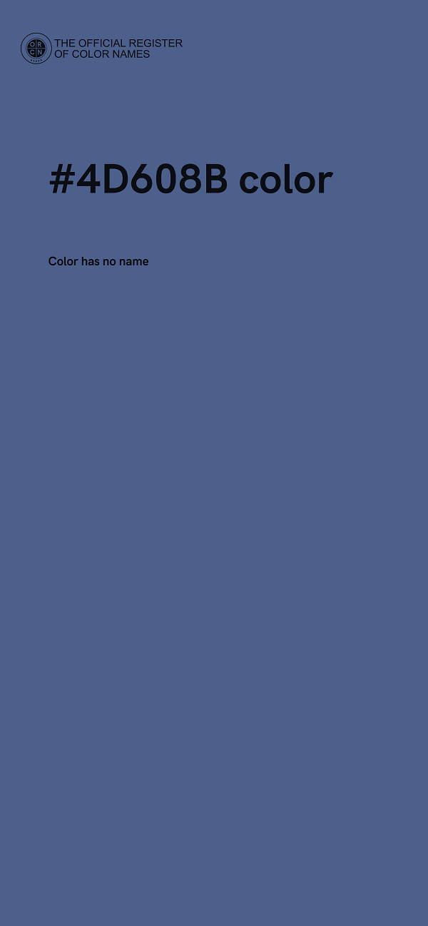 #4D608B color image