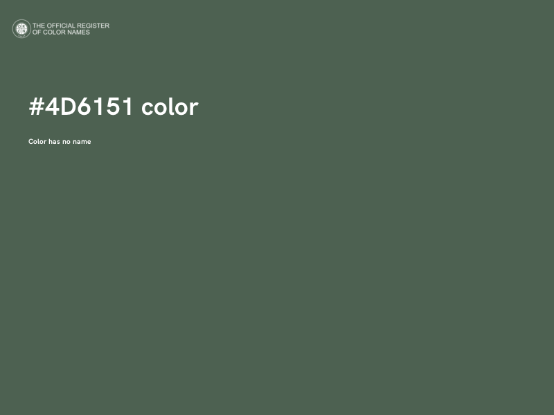 #4D6151 color image