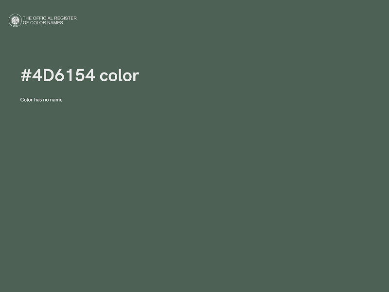 #4D6154 color image