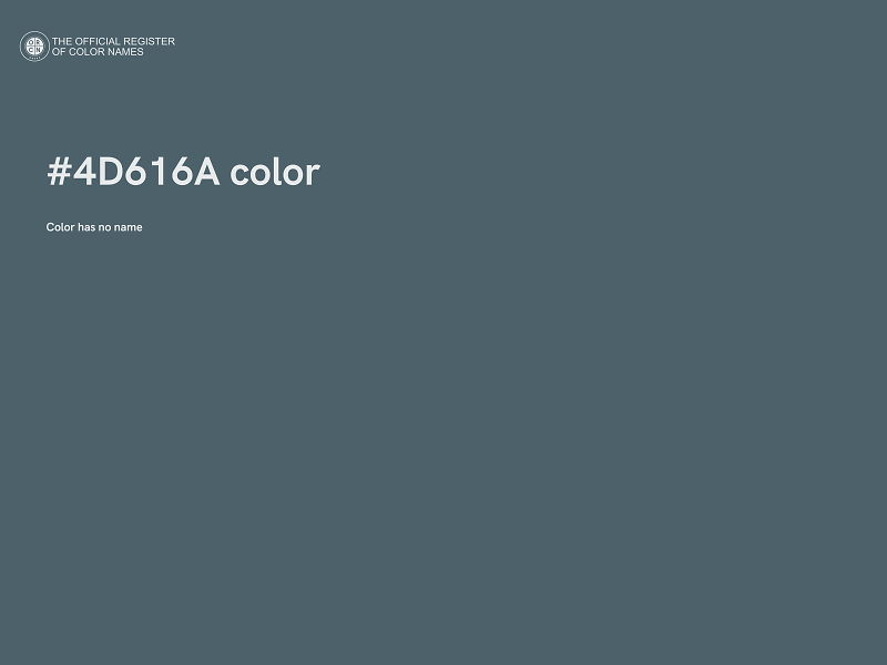 #4D616A color image