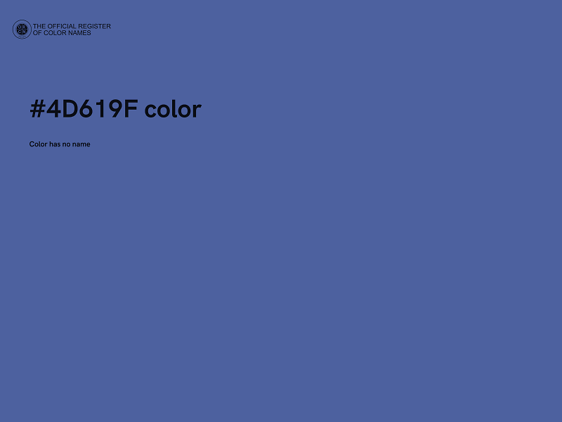 #4D619F color image