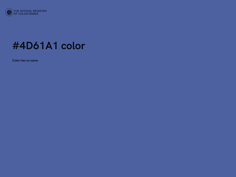 #4D61A1 color image