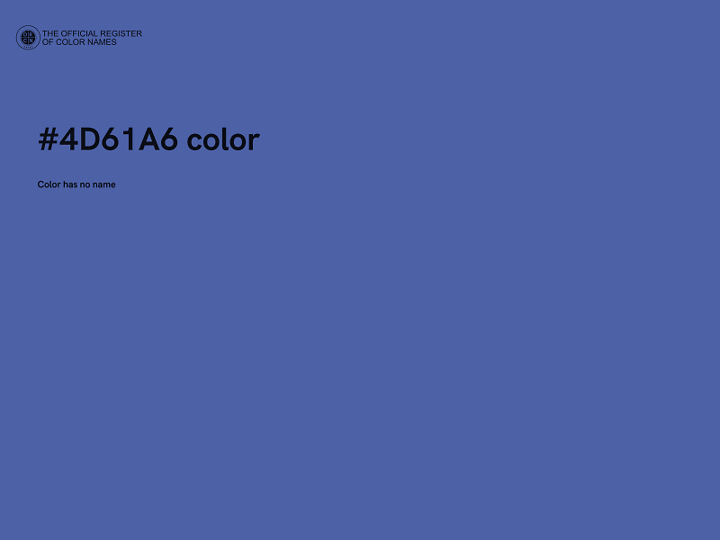 #4D61A6 color image