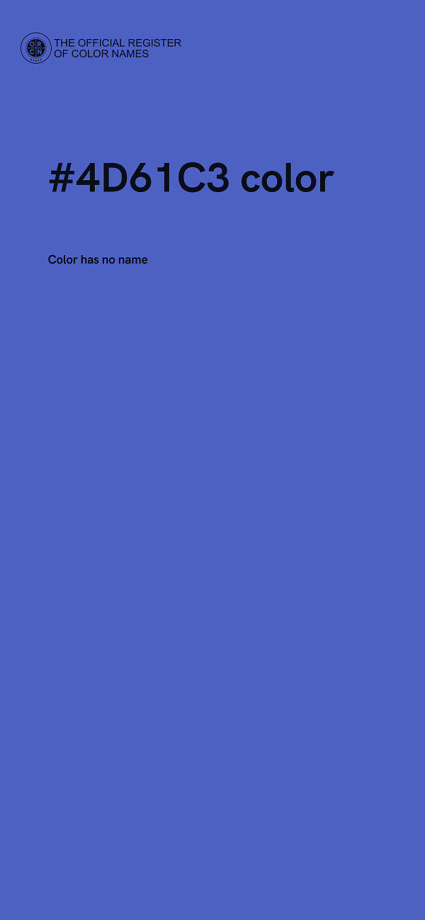 #4D61C3 color image