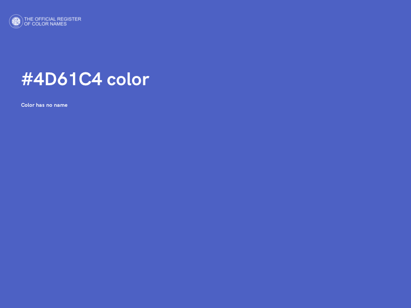 #4D61C4 color image