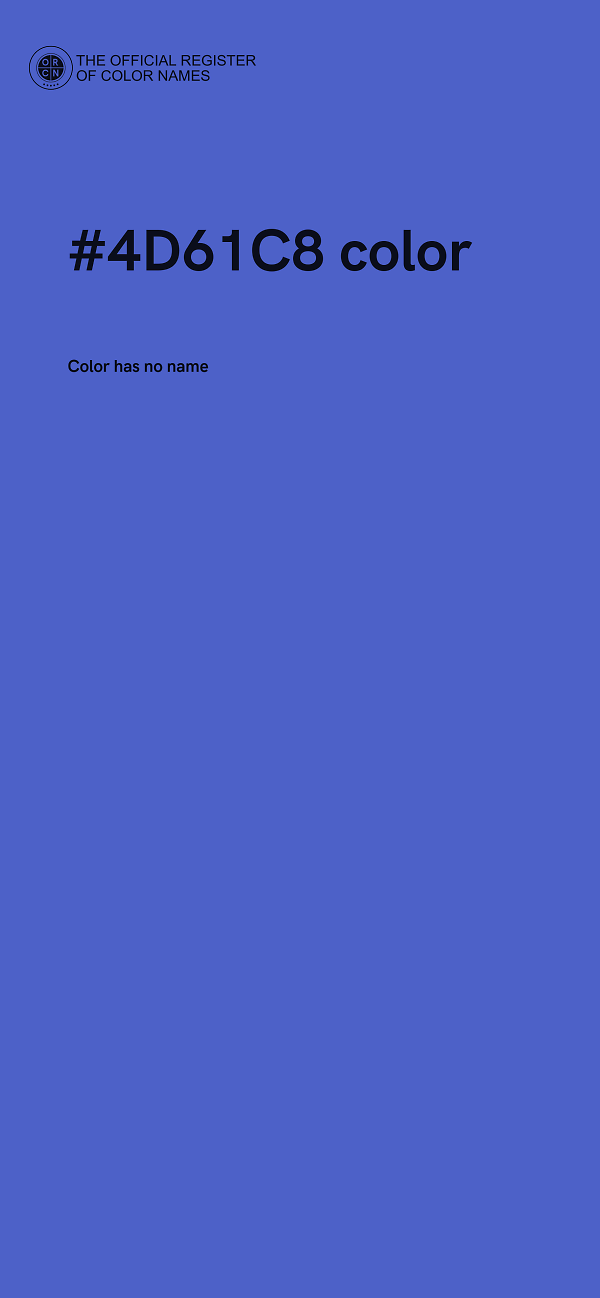#4D61C8 color image