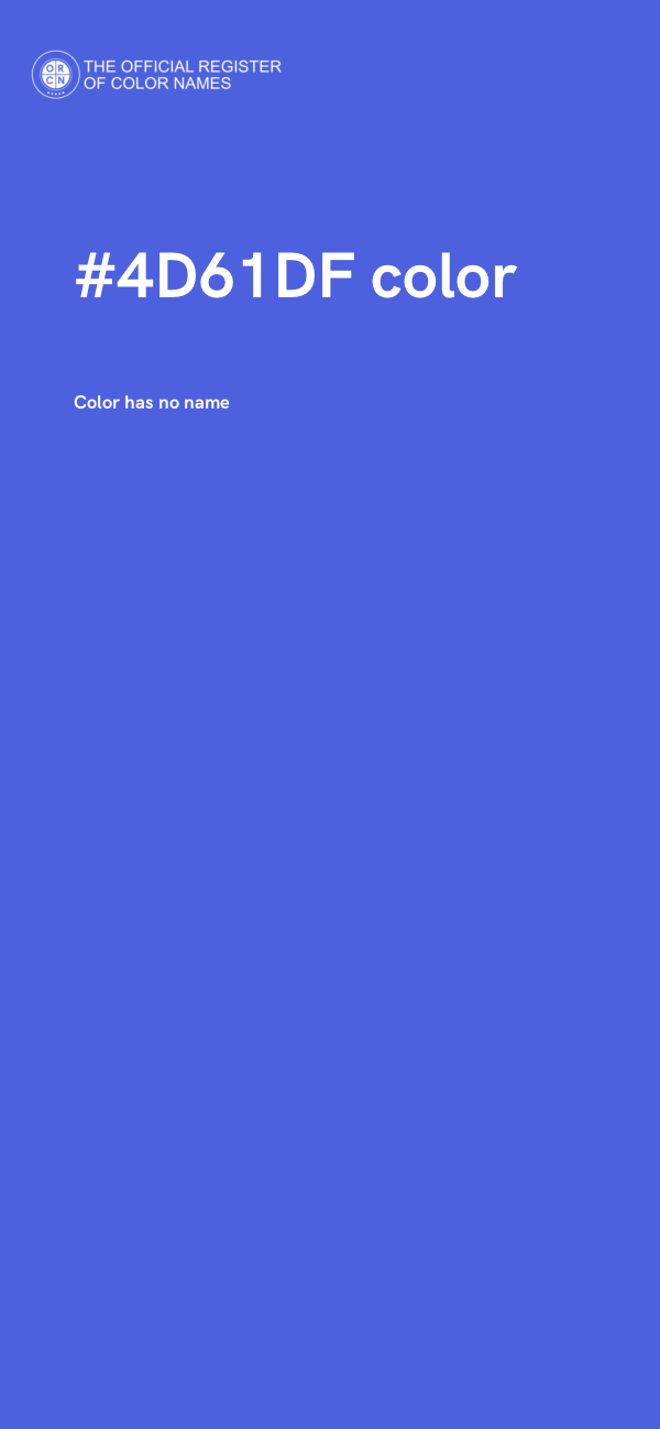 #4D61DF color image