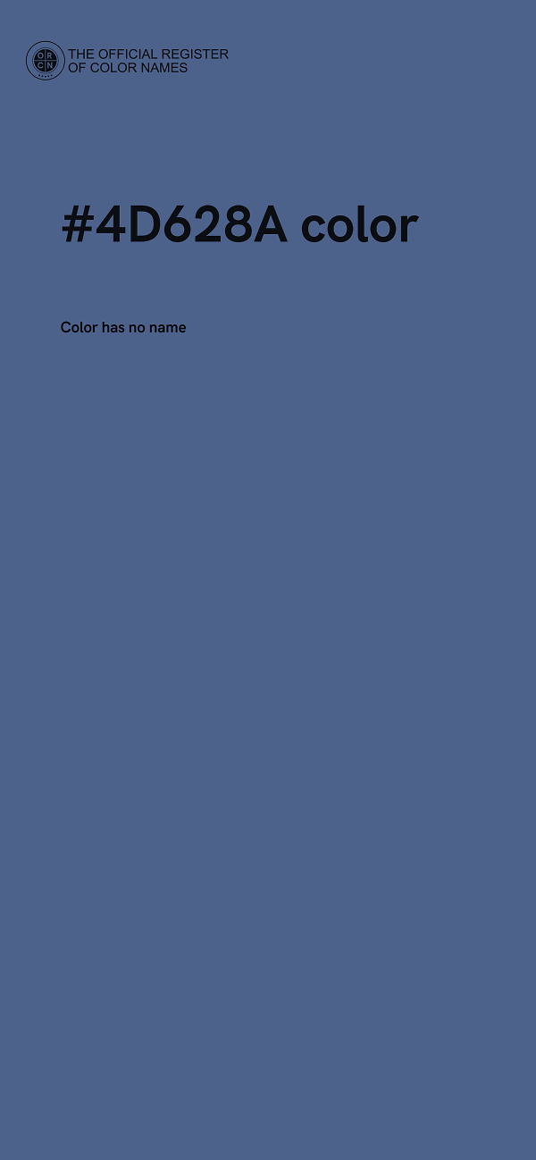 #4D628A color image