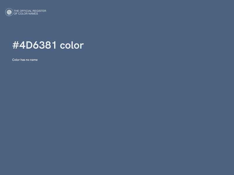 #4D6381 color image