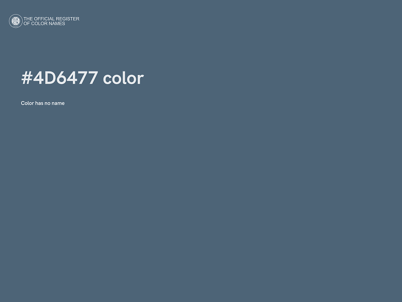 #4D6477 color image