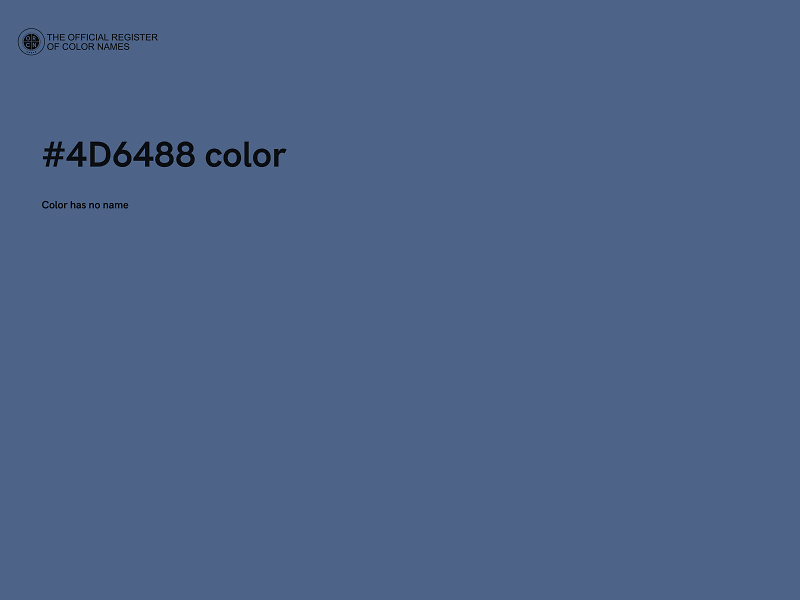 #4D6488 color image