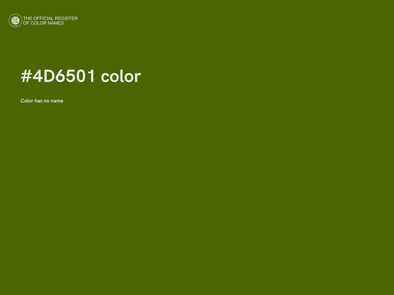 #4D6501 color image