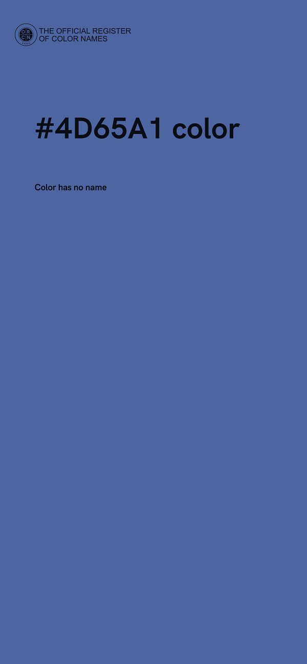 #4D65A1 color image
