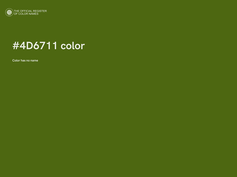#4D6711 color image