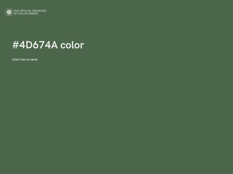 #4D674A color image