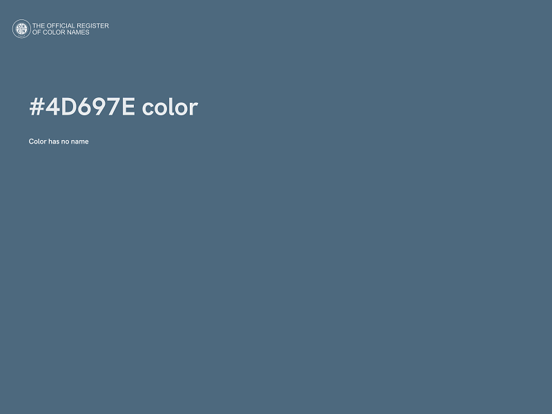 #4D697E color image