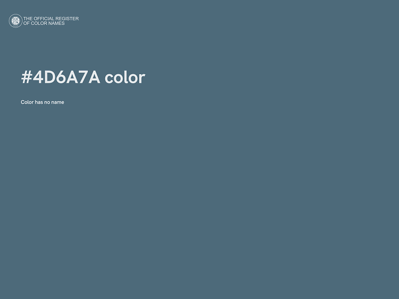 #4D6A7A color image