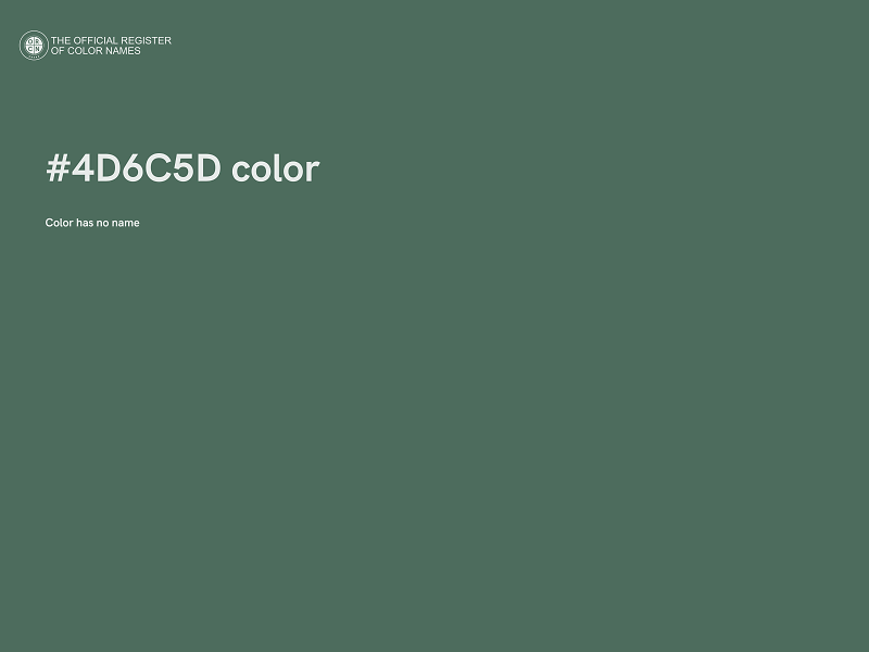 #4D6C5D color image