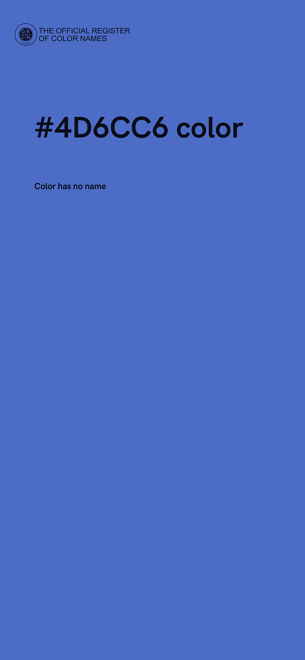 #4D6CC6 color image