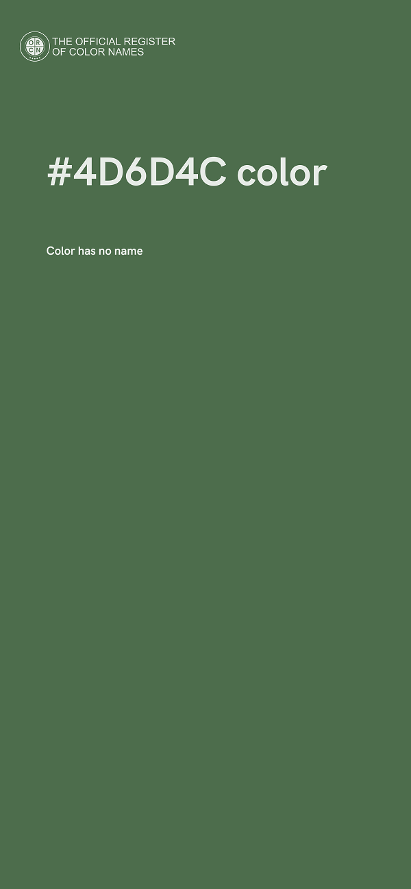 #4D6D4C color image